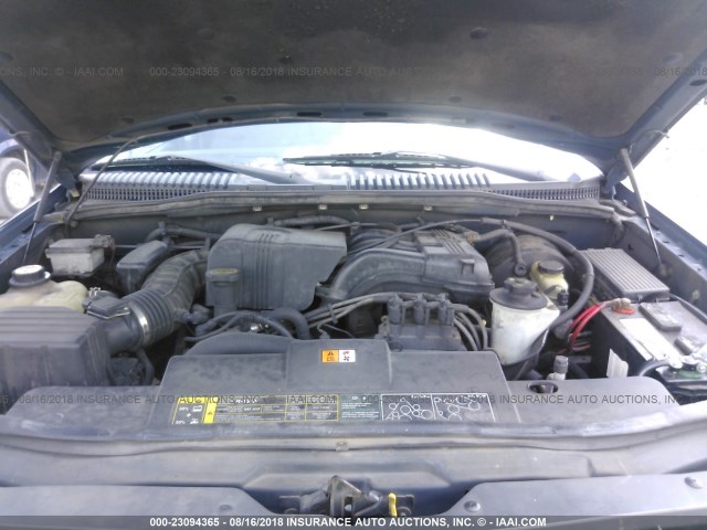 1FMZU62K43UC19632 - 2003 FORD EXPLORER XLS/XLS SPORT BLUE photo 10