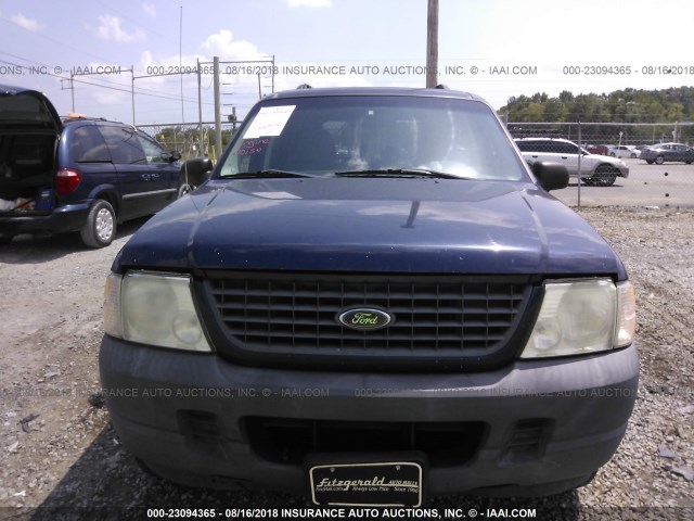 1FMZU62K43UC19632 - 2003 FORD EXPLORER XLS/XLS SPORT BLUE photo 6