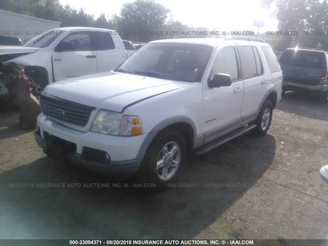 1FMZU63W52ZC66395 - 2002 FORD EXPLORER XLT WHITE photo 2