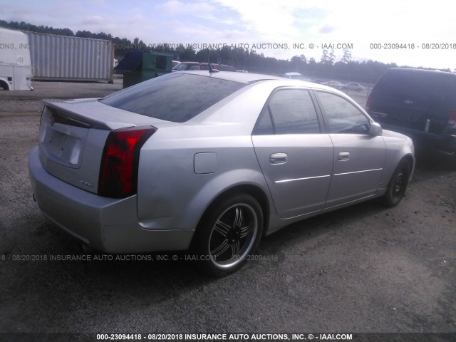 1G6DP577960143389 - 2006 CADILLAC CTS HI FEATURE V6 SILVER photo 4