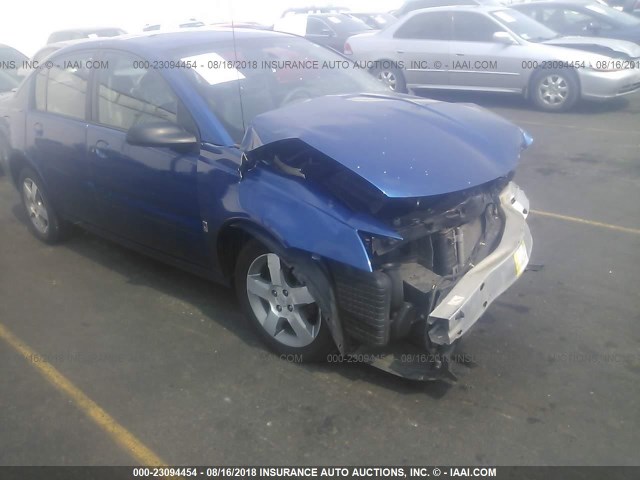 1G8AL55F56Z132918 - 2006 SATURN ION LEVEL 3 BLUE photo 1