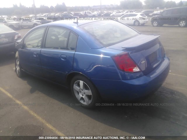 1G8AL55F56Z132918 - 2006 SATURN ION LEVEL 3 BLUE photo 3