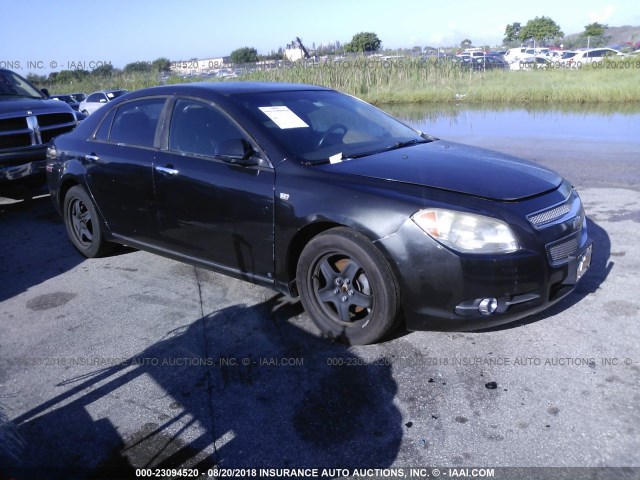 1G1ZK57778F219606 - 2008 CHEVROLET MALIBU LTZ 黑色 照片 1