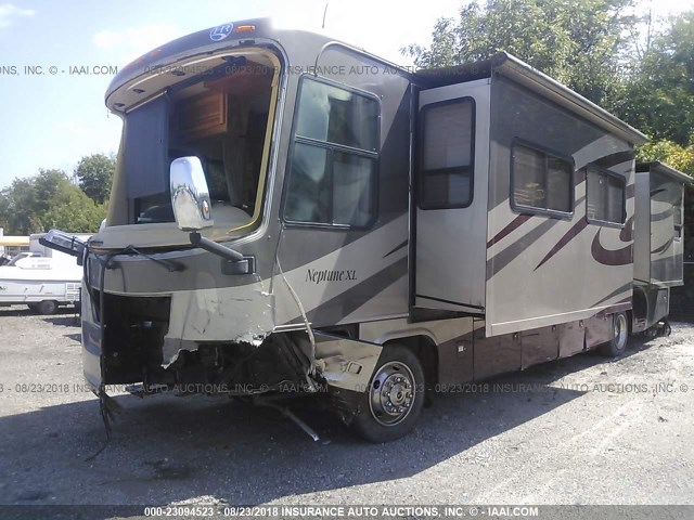 1RF21454X82045612 - 2008 HOLIDAY RAMBLER NEPTUNEXL  MAROON photo 2