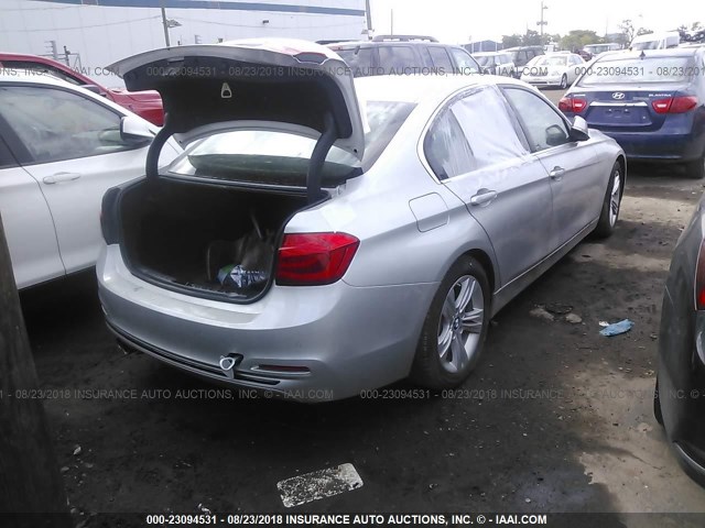 WBA8D9G52HNT91032 - 2017 BMW 330 XI SILVER photo 4