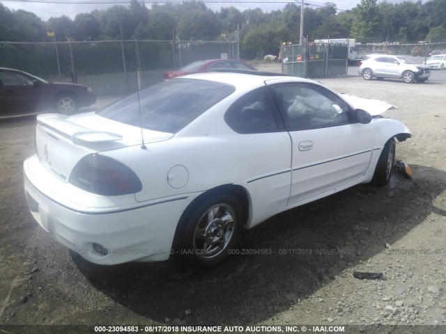 1G2NW12E55M162021 - 2005 PONTIAC GRAND AM GT WHITE photo 4