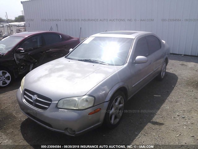 JN1CA31DXYT528218 - 2000 NISSAN MAXIMA GLE/GXE/SE GRAY photo 2