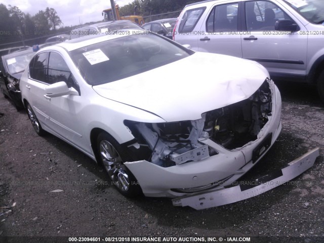 JH4KC1F90EC005411 - 2014 ACURA RLX ADVANCE WHITE photo 1