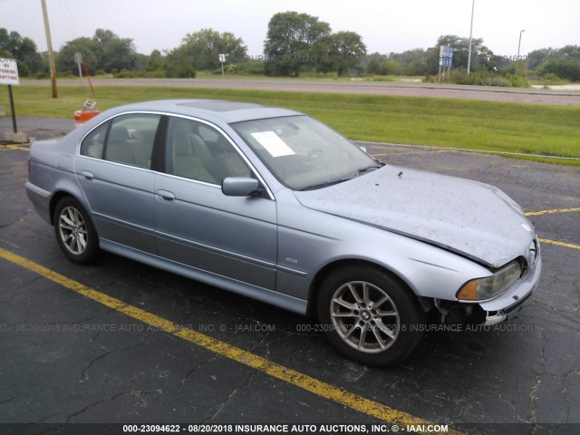 WBADT43463G034550 - 2003 BMW 525 I AUTOMATIC BLUE photo 1
