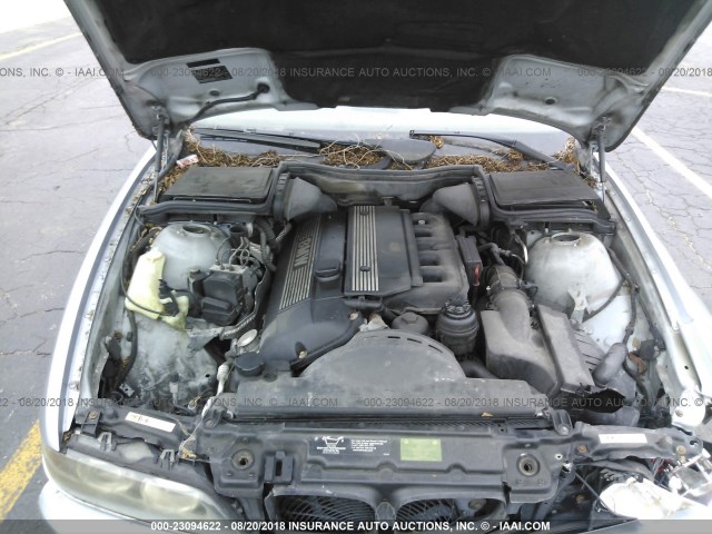 WBADT43463G034550 - 2003 BMW 525 I AUTOMATIC BLUE photo 10