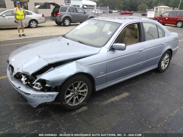 WBADT43463G034550 - 2003 BMW 525 I AUTOMATIC BLUE photo 2