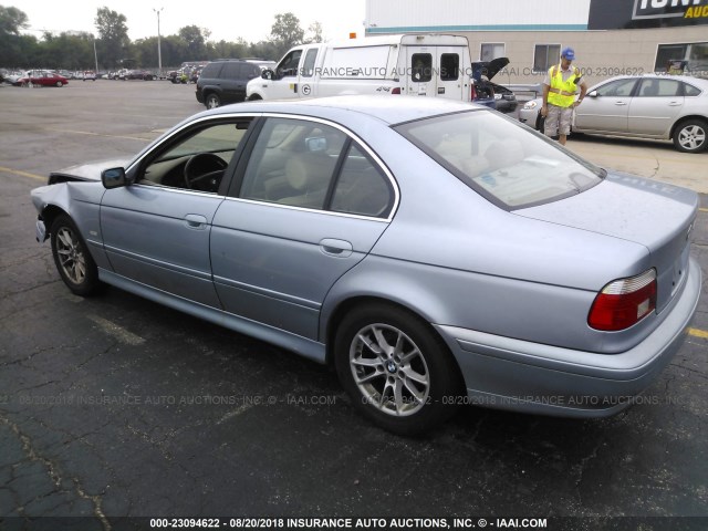 WBADT43463G034550 - 2003 BMW 525 I AUTOMATIC BLUE photo 3