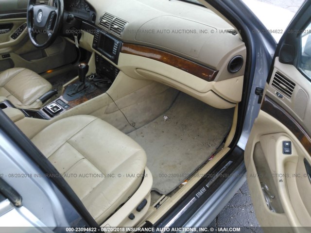 WBADT43463G034550 - 2003 BMW 525 I AUTOMATIC BLUE photo 5