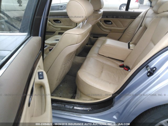 WBADT43463G034550 - 2003 BMW 525 I AUTOMATIC BLUE photo 8
