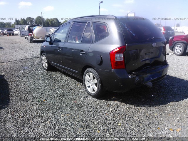 KNAFG525177081231 - 2007 KIA RONDO LX/EX GRAY photo 3