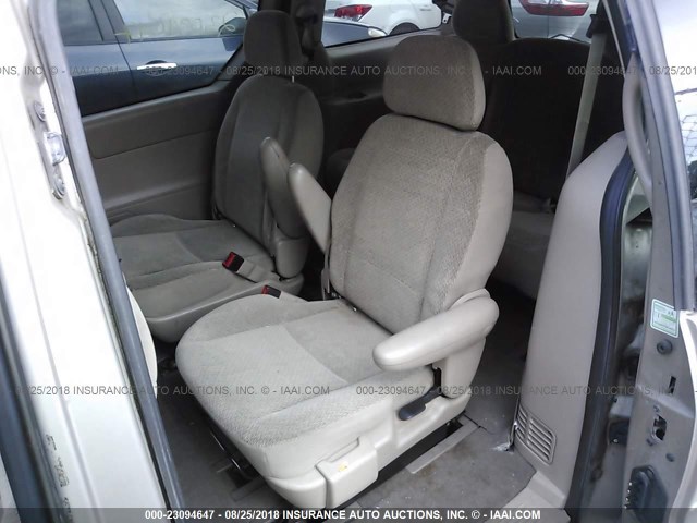 2FMZA52462BA46544 - 2002 FORD WINDSTAR SE BEIGE photo 8