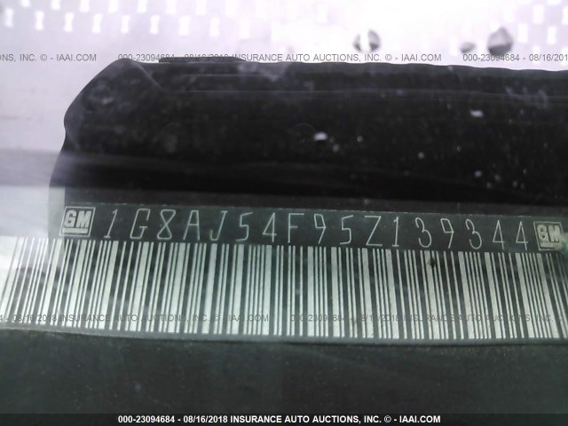 1G8AJ54F95Z139344 - 2005 SATURN ION LEVEL 2 灰色 照片 9