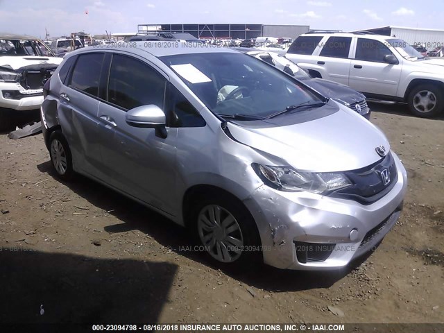 3HGGK5G57FM773904 - 2015 HONDA FIT LX SILVER photo 1