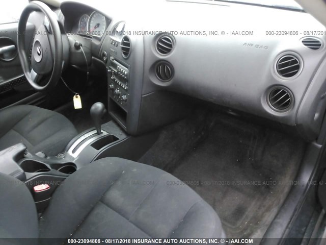 2G2WP552571176879 - 2007 PONTIAC GRAND PRIX შავი ფოტო 5