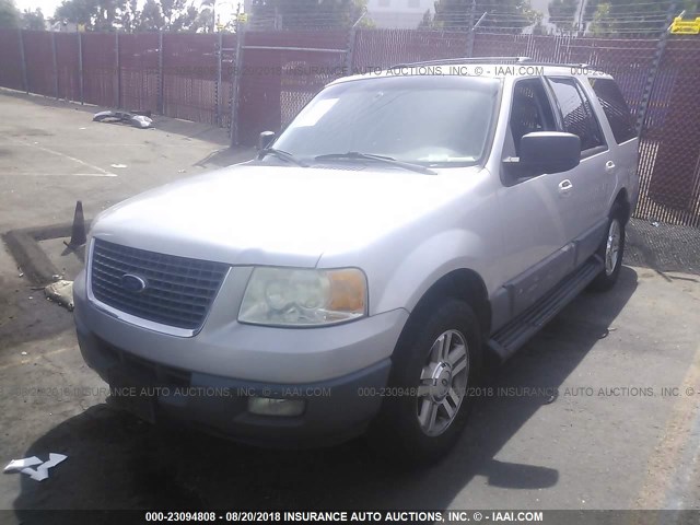 1FMRU15W54LA32800 - 2004 FORD EXPEDITION XLT GRAY photo 2