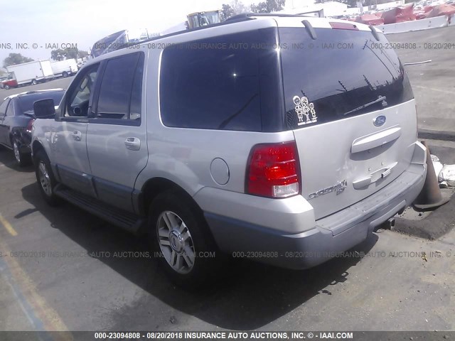 1FMRU15W54LA32800 - 2004 FORD EXPEDITION XLT GRAY photo 3