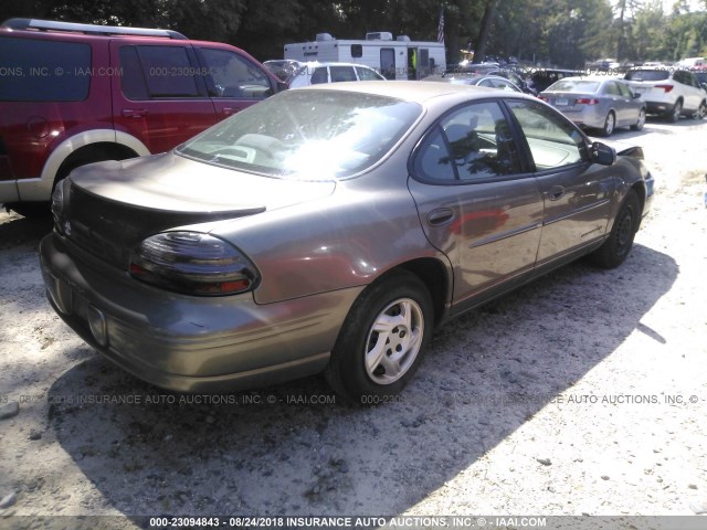 1G2WK52J02F283169 - 2002 PONTIAC GRAND PRIX SE GRAY photo 4