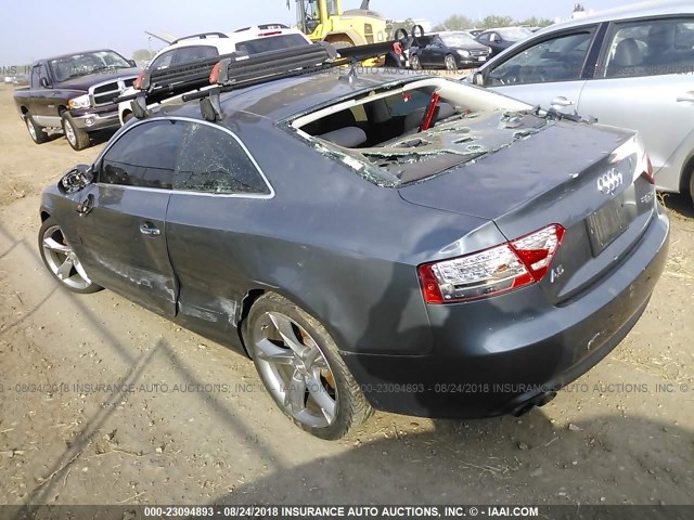 WAULFAFR7CA003125 - 2012 AUDI A5 PREMIUM PLUS GRAY photo 3