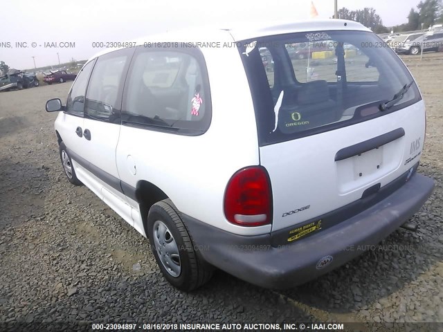 1B4GP44R0VB417539 - 1997 DODGE GRAND CARAVAN SE/SPORT WHITE photo 3