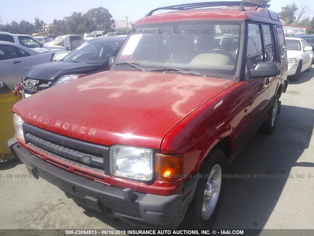 SALJY1246WA753465 - 1998 LAND ROVER DISCOVERY RED photo 2
