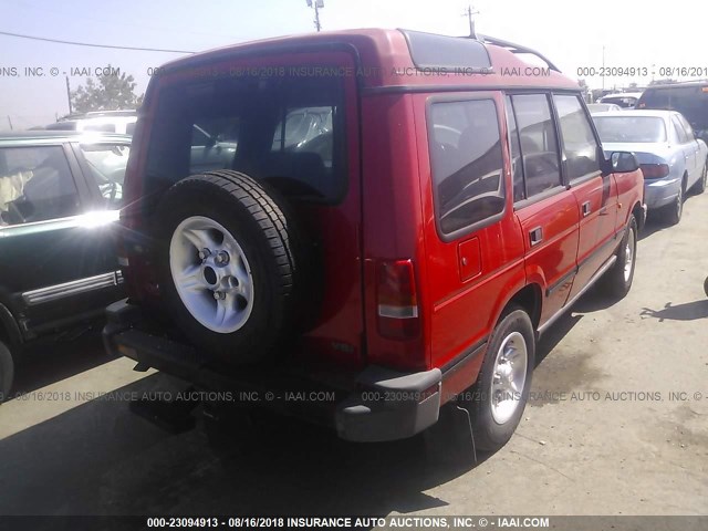 SALJY1246WA753465 - 1998 LAND ROVER DISCOVERY RED photo 4