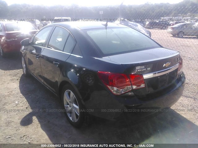 1G1P75SZ5E7265510 - 2014 CHEVROLET CRUZE BLACK photo 3