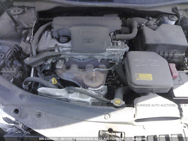 4T1BF1FK4CU076481 - 2012 TOYOTA CAMRY SE/LE/XLE GRAY photo 10