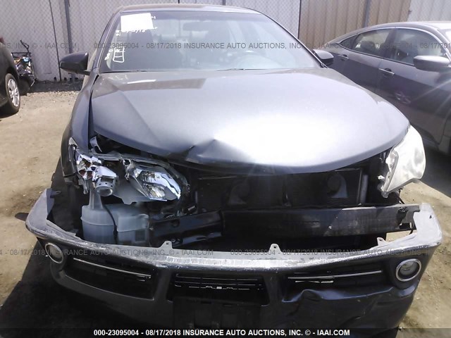 4T1BF1FK4CU076481 - 2012 TOYOTA CAMRY SE/LE/XLE GRAY photo 6