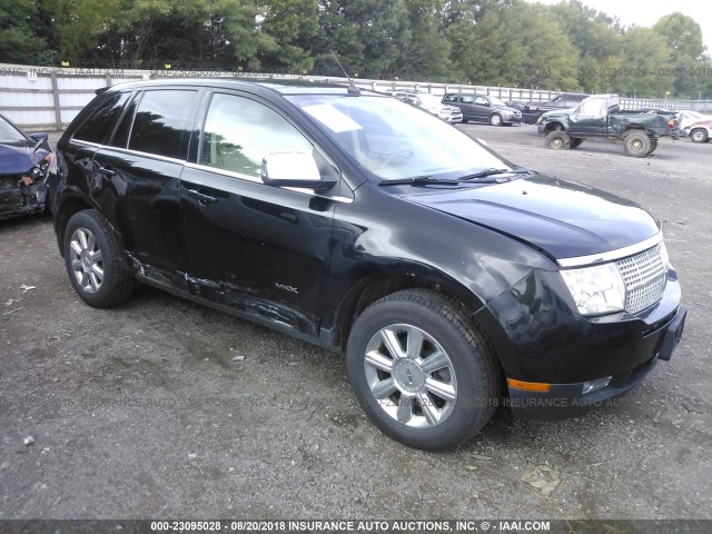 2LMDU88C07BJ03821 - 2007 LINCOLN MKX BLACK photo 1