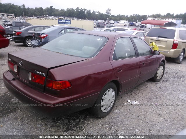 4T1BG28K4YU714574 - 2000 TOYOTA CAMRY CE/LE/XLE ბურგუნდია ფოტო 4