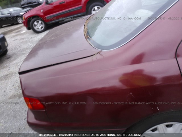 4T1BG28K4YU714574 - 2000 TOYOTA CAMRY CE/LE/XLE ბურგუნდია ფოტო 6