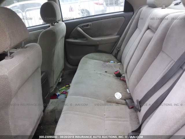 4T1BG28K4YU714574 - 2000 TOYOTA CAMRY CE/LE/XLE ბურგუნდია ფოტო 8