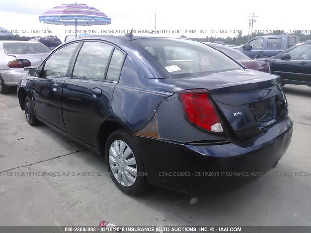 1G8AJ55F17Z203166 - 2007 SATURN ION LEVEL 2 蓝色 照片 3