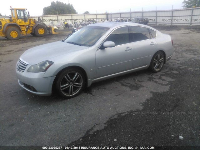 JNKAY01E86M107143 - 2006 INFINITI M35 SPORT SILVER photo 2