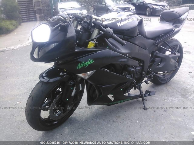 JKAZX4R109A012608 - 2009 KAWASAKI ZX600 R BLACK photo 2