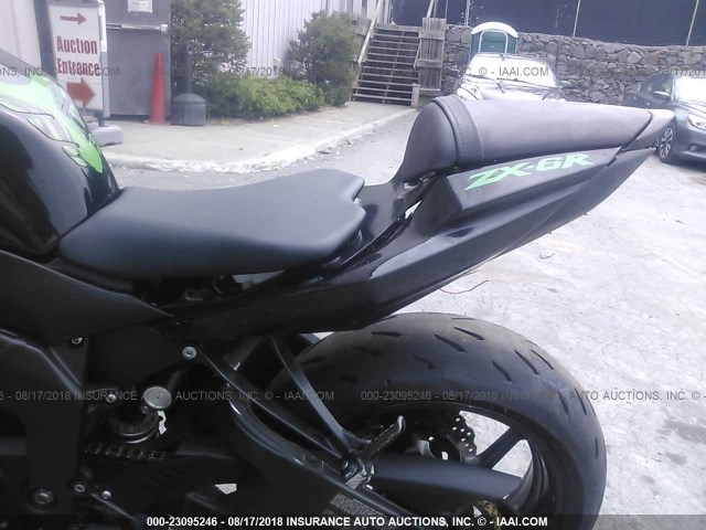 JKAZX4R109A012608 - 2009 KAWASAKI ZX600 R BLACK photo 6