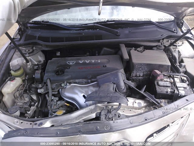 4T1BE46K19U881433 - 2009 TOYOTA CAMRY SE/LE/XLE ოქროსფერი ფოტო 10
