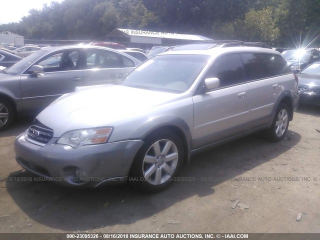 4S4BP62C867336747 - 2006 SUBARU LEGACY OUTBACK 2.5I LIMITED SILVER photo 2