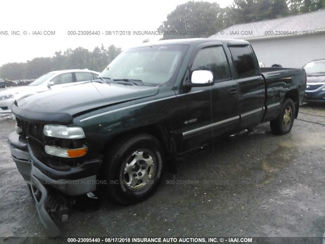 2GCEC19T421168988 - 2002 CHEVROLET SILVERADO C1500 GREEN photo 2