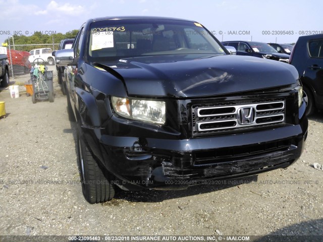 2HJYK16576H535526 - 2006 HONDA RIDGELINE RTL BLACK photo 6