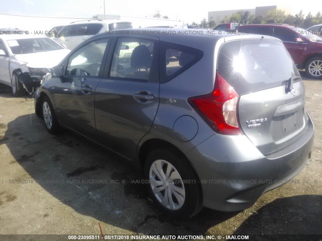 3N1CE2CPXHL358646 - 2017 NISSAN VERSA NOTE S/S PLUS/SV/SL/SR GRAY photo 3