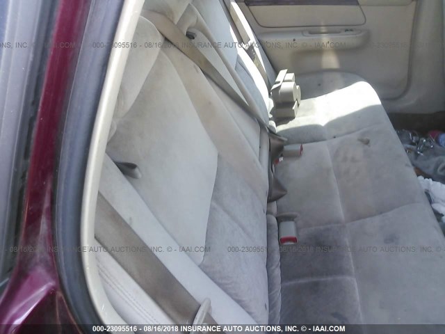 2G1WF55E759376047 - 2005 CHEVROLET IMPALA MAROON photo 8