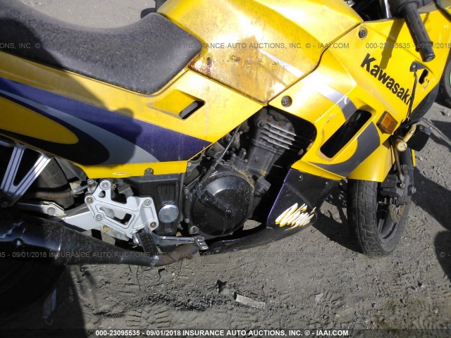 JKAEXMF193A101670 - 2003 KAWASAKI EX250 F YELLOW photo 8