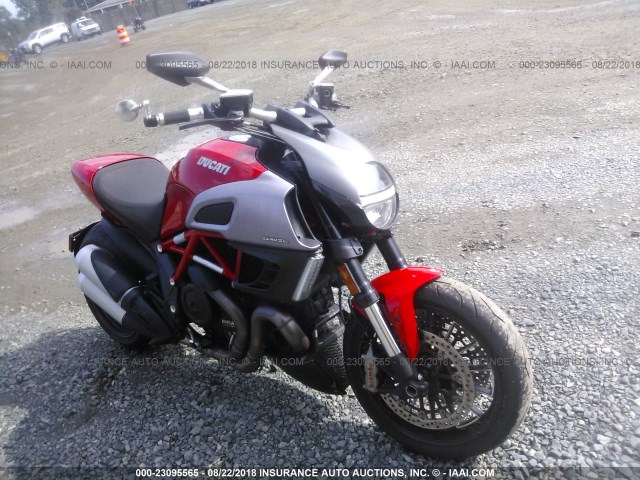 ZDM13BLW7CB007001 - 2012 DUCATI DIAVEL RED photo 1