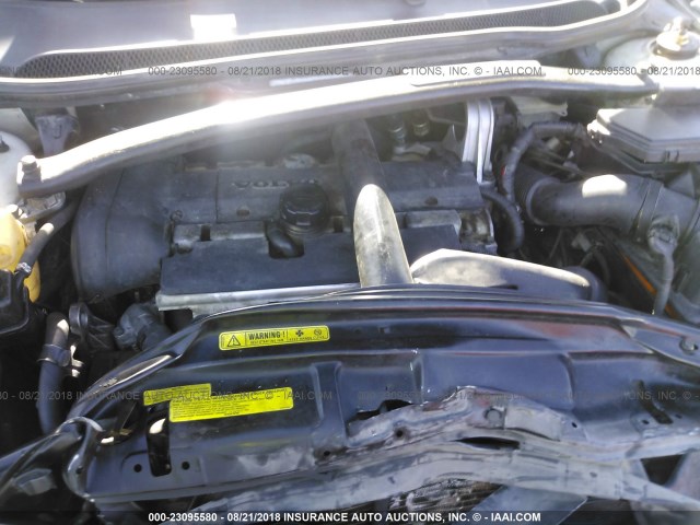 YV1RS58D312073174 - 2001 VOLVO S60 2.4T WHITE photo 10